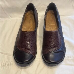 Hush Puppies Zero G Two-toned Brown Leather Flats